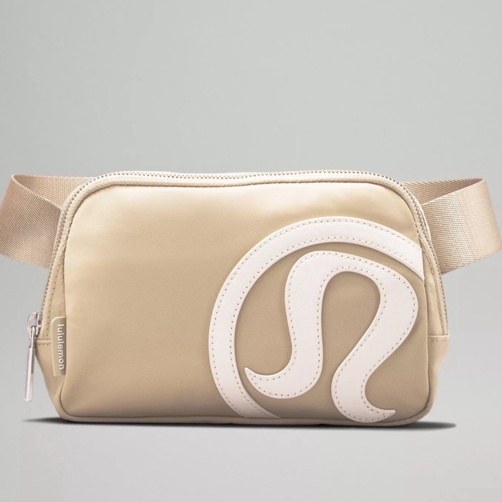 Lululemon Logo Everywhere Belt Bag 1L in Trench/ White Opal